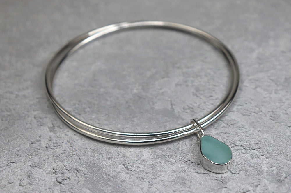 Welsh Sea Glass Bangle