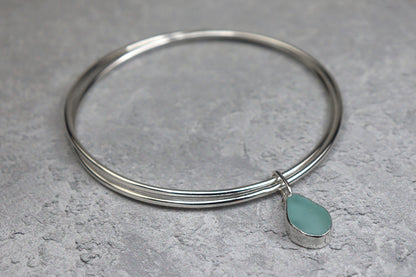 Welsh Sea Glass Bangle
