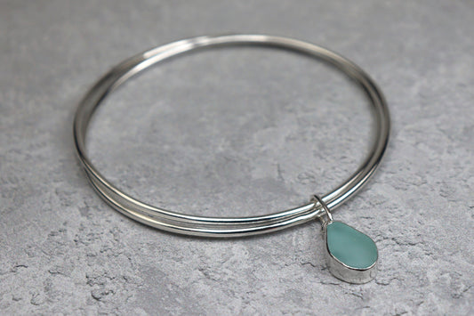 Welsh Sea Glass Bangle
