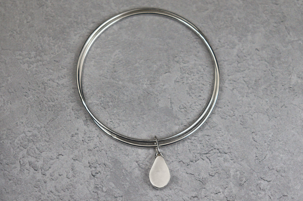 Welsh Sea Glass Bangle