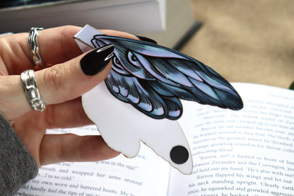 Handmade Moth Magnetic Bookmark