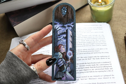 Romantasy Moth Woodland Bookmark