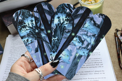Romantasy Moth Woodland Bookmark