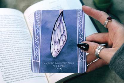 Handmade Dragonfly Magnetic Bookmark