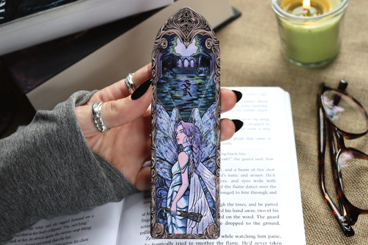 Romantasy Dragonfly Woodland Bookmark