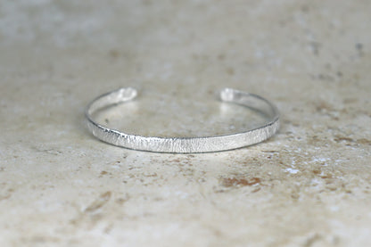 Reticulated Sterling Silver Bracelet