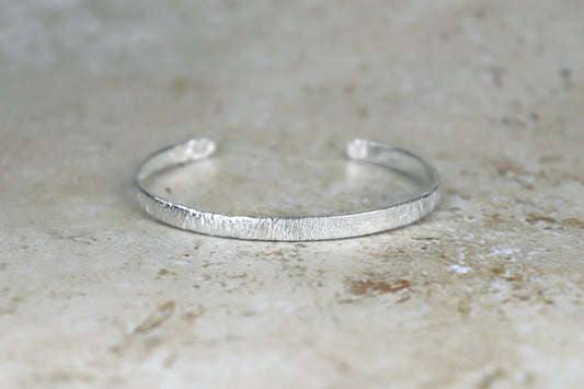 Reticulated Sterling Silver Bracelet