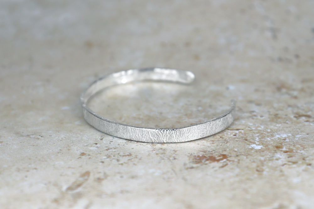 Reticulated Sterling Silver Bracelet