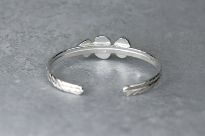 Welsh Sea Glass Sterling Silver Cuff