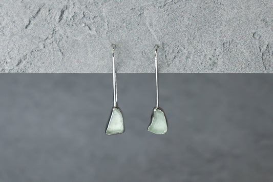 Welsh Sea Glass Drop Earrings