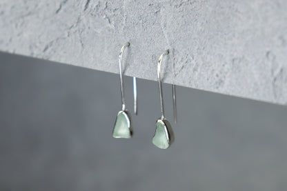Welsh Sea Glass Drop Earrings