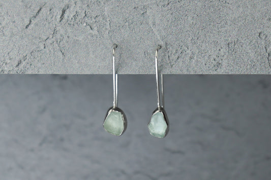 Welsh Sea Glass Drop Earrings
