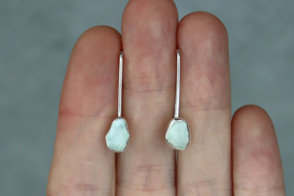 Welsh Sea Glass Drop Earrings