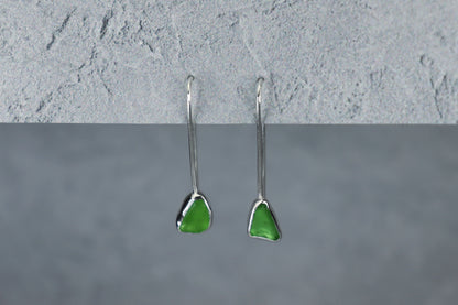 Welsh Sea Glass Drop Earrings