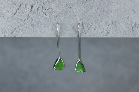 Welsh Sea Glass Drop Earrings