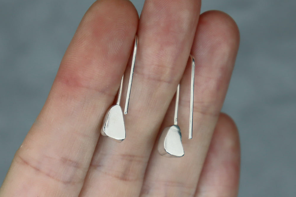 Welsh Sea Glass Drop Earrings
