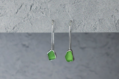 Welsh Sea Glass Drop Earrings
