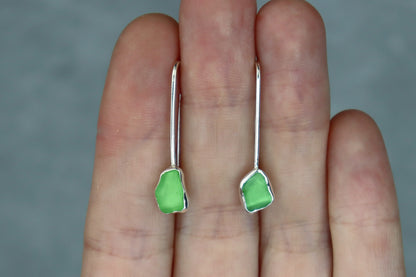 Welsh Sea Glass Drop Earrings
