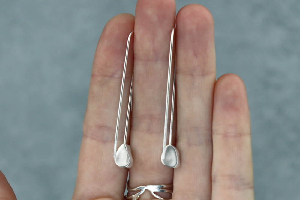 Welsh Sea Glass Drop Earrings