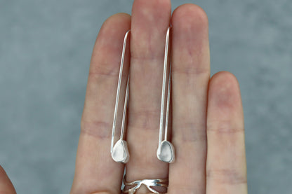 Welsh Sea Glass Drop Earrings