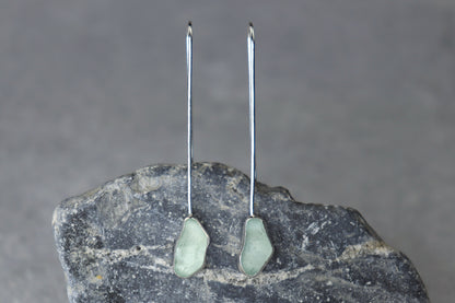 Welsh Sea Glass Drop Earrings