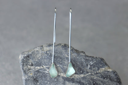 Welsh Sea Glass Drop Earrings
