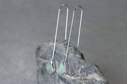 Welsh Sea Glass Drop Earrings