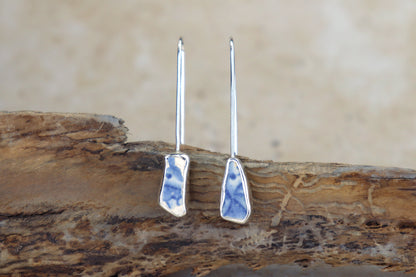 Welsh Sea Pottery Drop Earrings