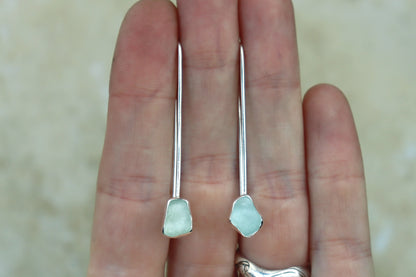 Welsh Sea Glass Drop Earrings