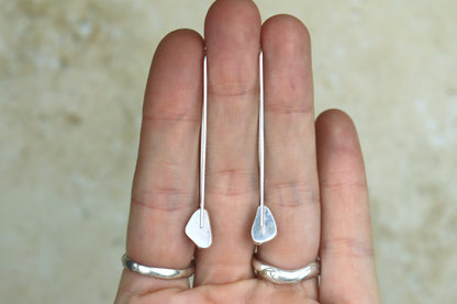 Welsh Sea Glass Drop Earrings