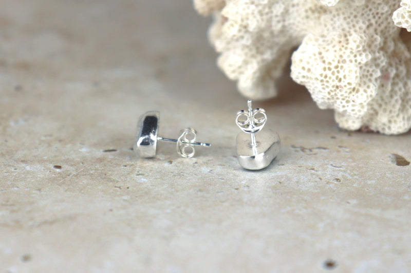 Welsh Sea Glass Stud Earrings