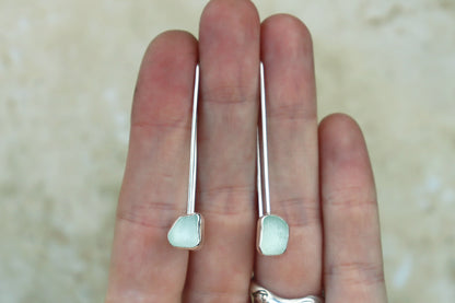 Welsh Sea Glass Drop Earrings
