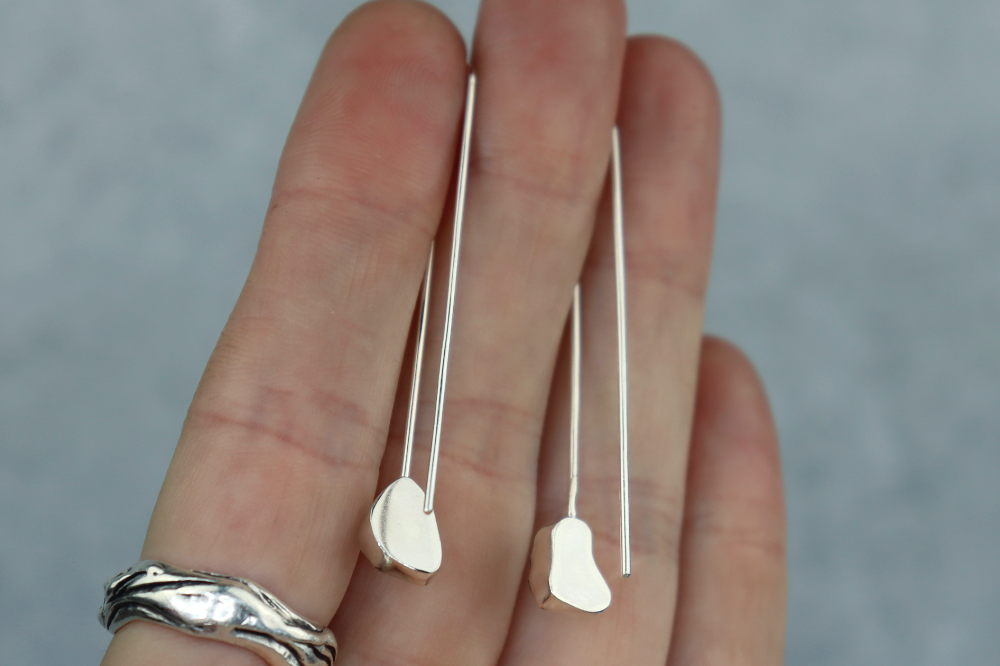 Welsh Sea Glass Drop Earrings