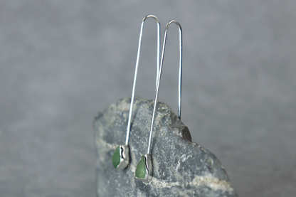 Welsh Sea Glass Drop Earrings
