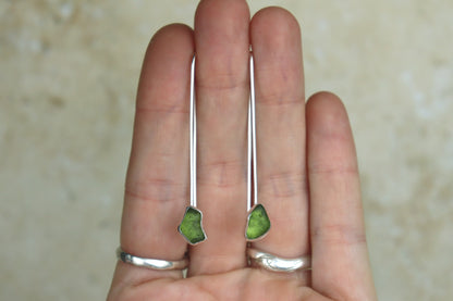 Welsh Sea Glass Drop Earrings