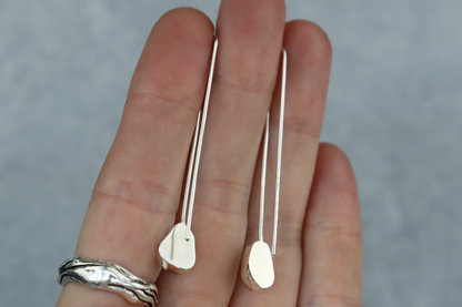 Welsh Sea Glass Drop Earrings