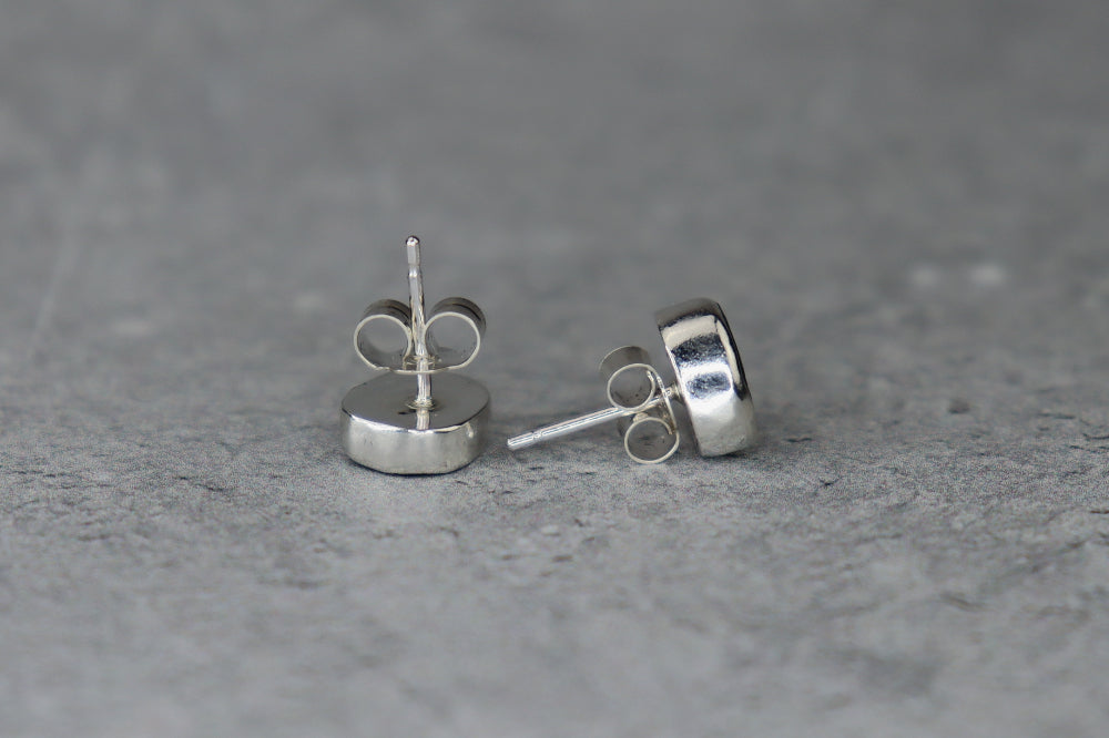 Welsh Sea Glass Stud Earrings
