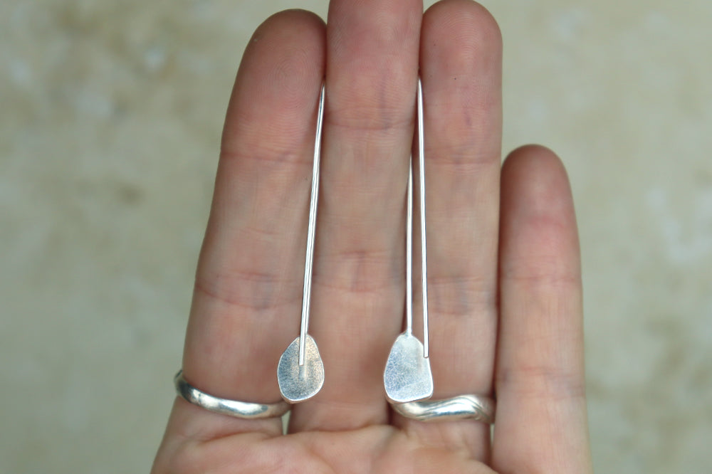 Welsh Sea Glass Drop Earrings