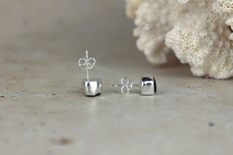 Welsh Sea Glass Stud Earrings