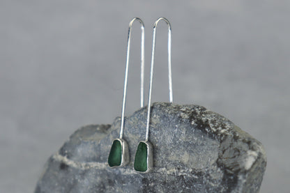 Welsh Sea Glass Drop Earrings