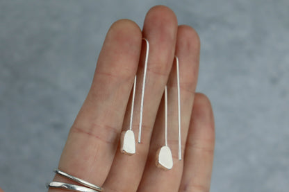 Welsh Sea Glass Drop Earrings