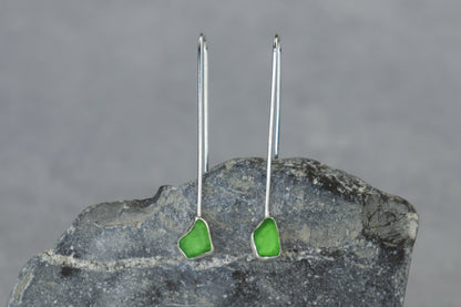Welsh Sea Glass Drop Earrings