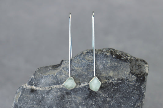 Welsh Sea Glass Drop Earrings