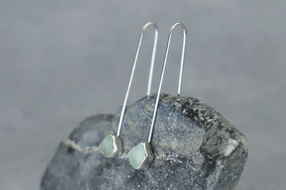 Welsh Sea Glass Drop Earrings