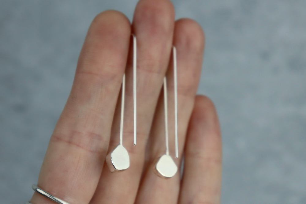 Welsh Sea Glass Drop Earrings