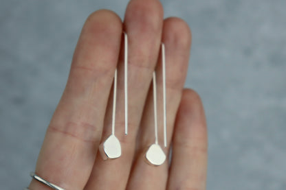 Welsh Sea Glass Drop Earrings