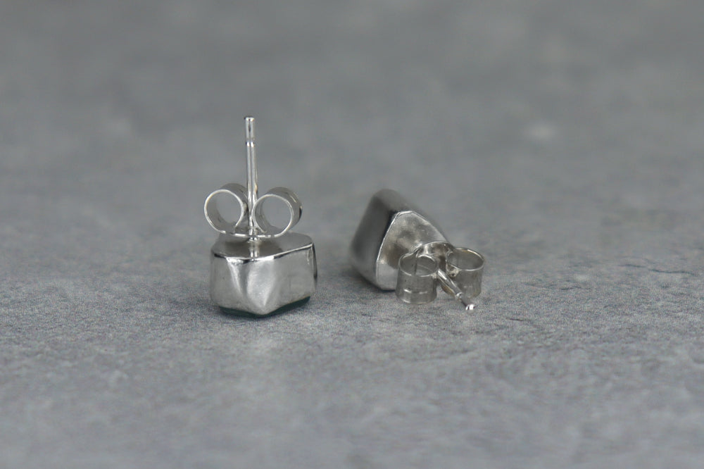Welsh Sea Glass Stud Earrings