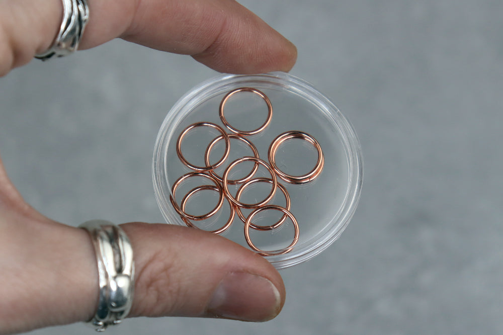 Braid Hair Rings - Silver, Gold or Copper