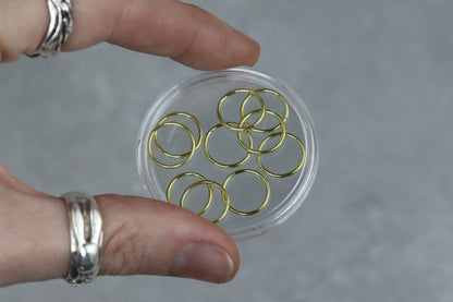 Braid Hair Rings - Silver, Gold or Copper