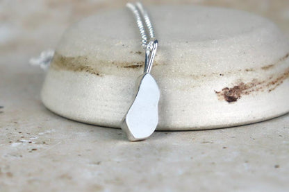 Welsh Sea Glass Silver Necklace